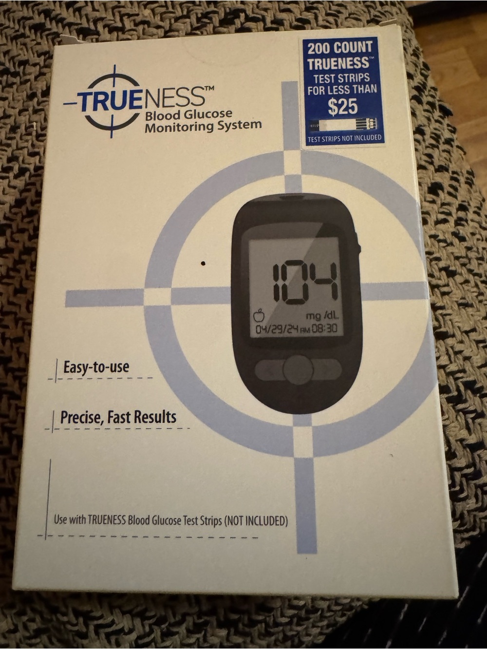 Blood Glucose Monitoring System - White